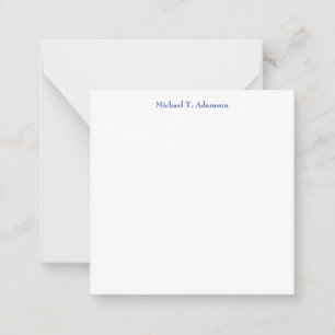 Carte De Correspondance Style rétro Élégant Plaque blanche simple
