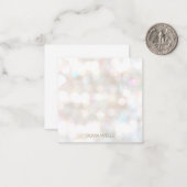 Carte De Correspondance Subtle Bokeh (Devant/Arrière en situation)