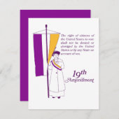 Carte De Correspondance Suffragette (Devant / Derrière)