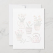 Carte De Correspondance Summer Gardening Lined Personal Note Paper (Dos)
