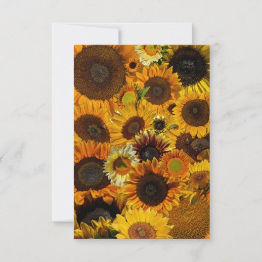 Carte De Correspondance Sunflower Collage (Devant)