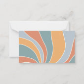 Carte De Correspondance Super Devis Combien de Baby shower Sunshine Rétro (Dos)