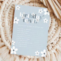 Super Retro Daisy Girls 1er anniversaire Trivia