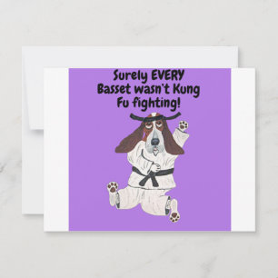 Carte De Correspondance Sûrement que TOUS les Bassets ne faisaient pas du 