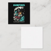 Carte De Correspondance Surfer Tous les Jours (Devant / Derrière)