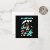Carte De Correspondance Surfing Everyday (Devant/Arrière en situation)