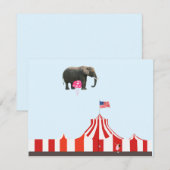 Carte De Correspondance Surreal Circus Note Card (Devant / Derrière)