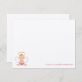 Carte De Correspondance Sweet Baby Custom Flat Merci Notes (Devant / Derrière)