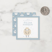 Carte De Correspondance Sweet Dreams Compter Moutons Baby Enceinte Cadeau (Devant/Arrière en situation)