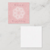 Carte De Correspondance Sweet mandala (Devant / Derrière)