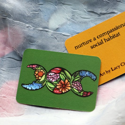 Carte De Correspondance Symbole de la lune triple