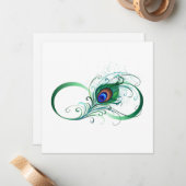 Carte De Correspondance Symbole de l'Infinity (Devant/Arrière en situation)