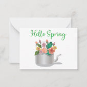 Carte De Correspondance Symbole printemps (Devant)