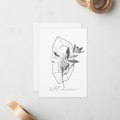 Carte De Correspondance Sympathy Card (Devant/Arrière en situation)