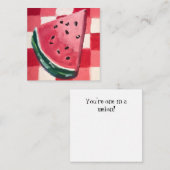 Carte De Correspondance T’es Un Melon Rare (Devant / Derrière)