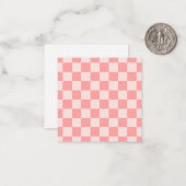 Carte De Correspondance Tableau de bord rose (Devant/Arrière en situation)