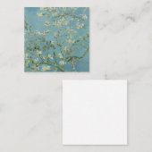 Carte De Correspondance Tableau des fleurs d'amandes de Van Gogh (Devant / Derrière)