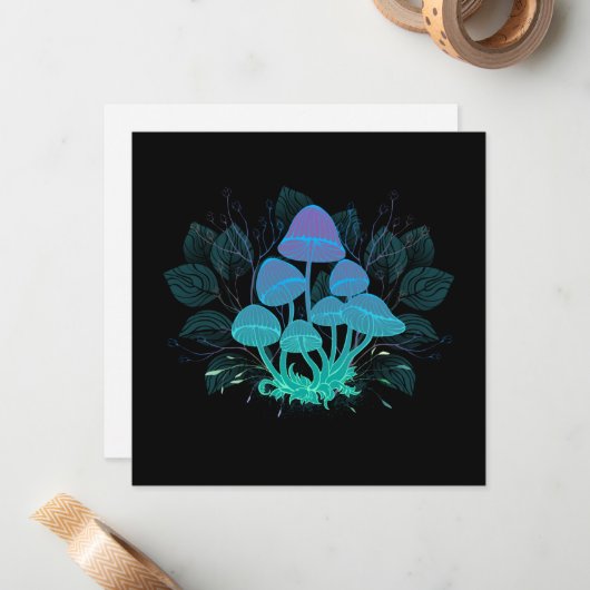 Carte De Correspondance Tabourets dans Bushes (Devant/Arrière en situation)