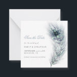 Carte De Correspondance TAILLE MINI | Mariage Peacock Plume Enregistrer La<br><div class="desc">Un charmant MINI SIZE 2, 5" x 2, 5" de carré. VEUILLEZ NOTER que si vous êtes aux États-Unis, le carré de 2, 5 po est plus petit que le minimum requis de port aux États-Unis. Veuillez donc choisir le carré de 5, 25 po x 5, 25 po si vous...</div>