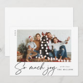 Carte De Correspondance Tant de joie (Devant / Derrière)