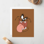 Carte De Correspondance TAZ™ Fou Sourire (Devant/Arrière en situation)