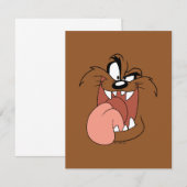 Carte De Correspondance TAZ™ Fou Sourire (Devant / Derrière)