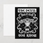 Carte De Correspondance TAZ™ Le Diable que vous connaissez (Devant / Derrière)