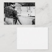 Carte De Correspondance Technicien de caméra (Devant / Derrière)