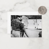 Carte De Correspondance Technicien de caméra (Devant/Arrière en situation)