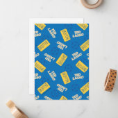 Carte De Correspondance Ted Lasso | Croyez le Motif de signe et de balle (Devant/Arrière en situation)