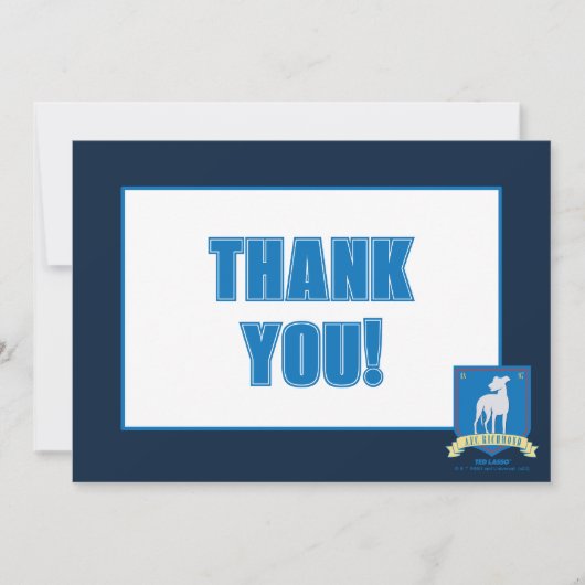 Carte De Correspondance Ted Lasso | Logo de l'équipe AFC Richmond (Devant)