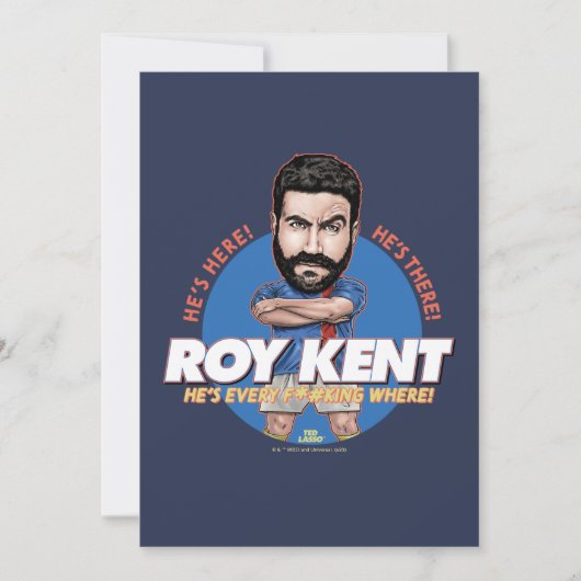 Carte De Correspondance Ted Lasso | Roy Kent Bobblehead (Devant)