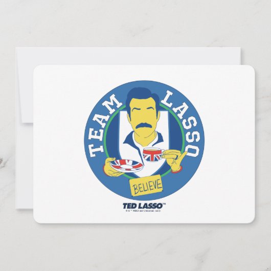 Carte De Correspondance Ted Lasso | Team Lasso Tea Iconic Avatar (Devant)