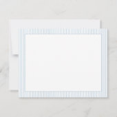 Carte De Correspondance Teddy Bear Baby Baby shower garçon (Dos)