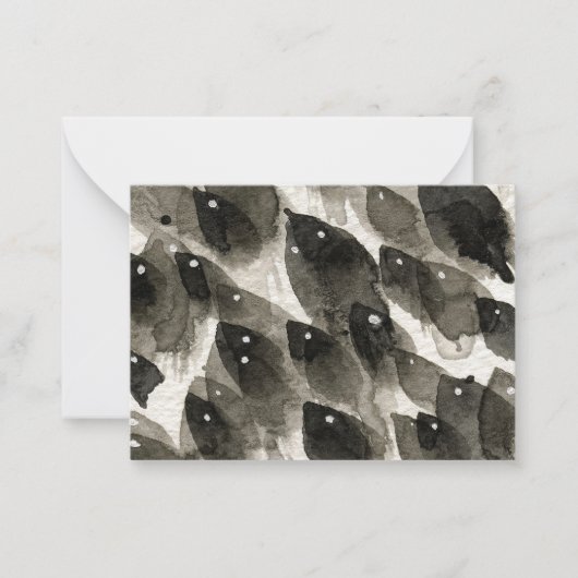 Carte De Correspondance Tempête de poissons (Devant)