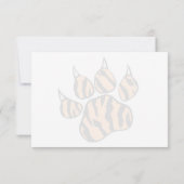 Carte De Correspondance Template Lined Monogram Custom (Dos)