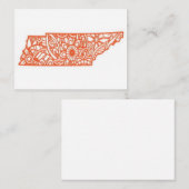 Carte De Correspondance Tennessee (Devant / Derrière)