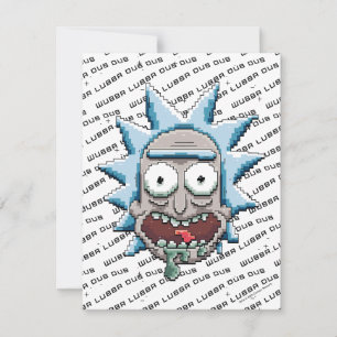 Carte De Correspondance Tête de Droite Pixelverse