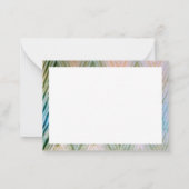 Carte de correspondance texture chevron shibori zi (Dos)