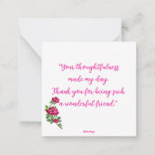 Carte De Correspondance Thank you Bridesmaid (Dos)
