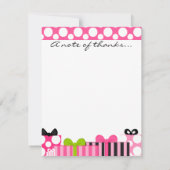 Carte De Correspondance The Impossible Mariage Stack merci note no 2 (Dos)
