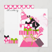Carte De Correspondance The Impossible Mariage Stack merci note no 2 (Devant / Derrière)