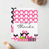 Carte De Correspondance The Impossible Mariage Stack merci note no 5 (Devant/Arrière en situation)