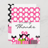 Carte De Correspondance The Impossible Mariage Stack merci note no 5 (Devant / Derrière)