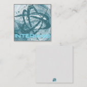 Carte De Correspondance The INTERweb - a congrégation of nodes (Devant / Derrière)