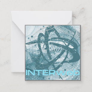 Carte De Correspondance The INTERweb - a congrégation of nodes