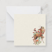 Carte De Correspondance Thème automne (Dos)