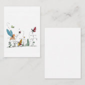 Carte De Correspondance thème papillons et fées (Devant / Derrière)