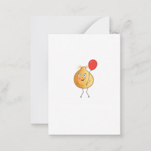 Carte De Correspondance Thème pois chiche, design pois chiche