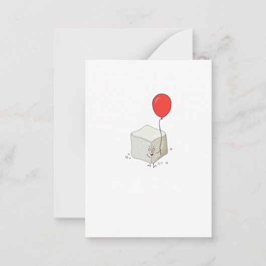 Carte De Correspondance Thème sucre, cube de sucre (Devant)